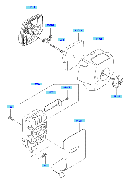 Air Filter & Muffler