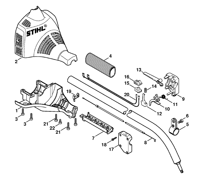 Engine housing FS 46