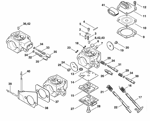 Carburetor HD-14A-HD-16-HD-24A