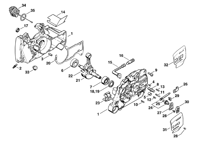 Crankcase - Crankshaft