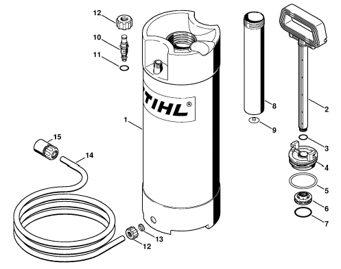 Pressurized water tank (28.2010)