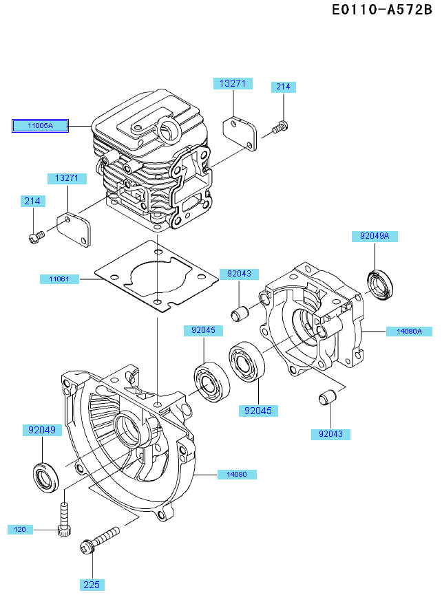 Cylinder - Crankcase
