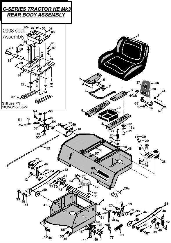 HE MK3 Rear Body Assembly
