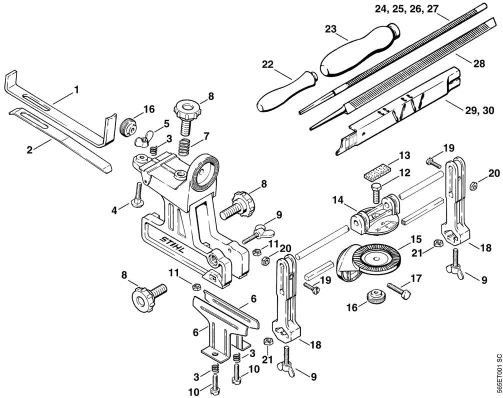 A-STIHL Filing tool FG 1