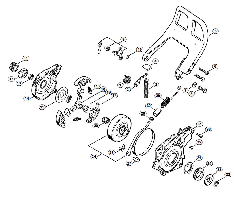 Clutch/Chain Brake 1
