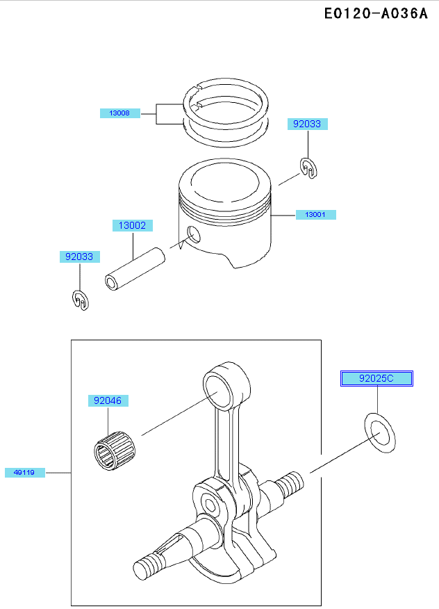 Piston-Crankshaft