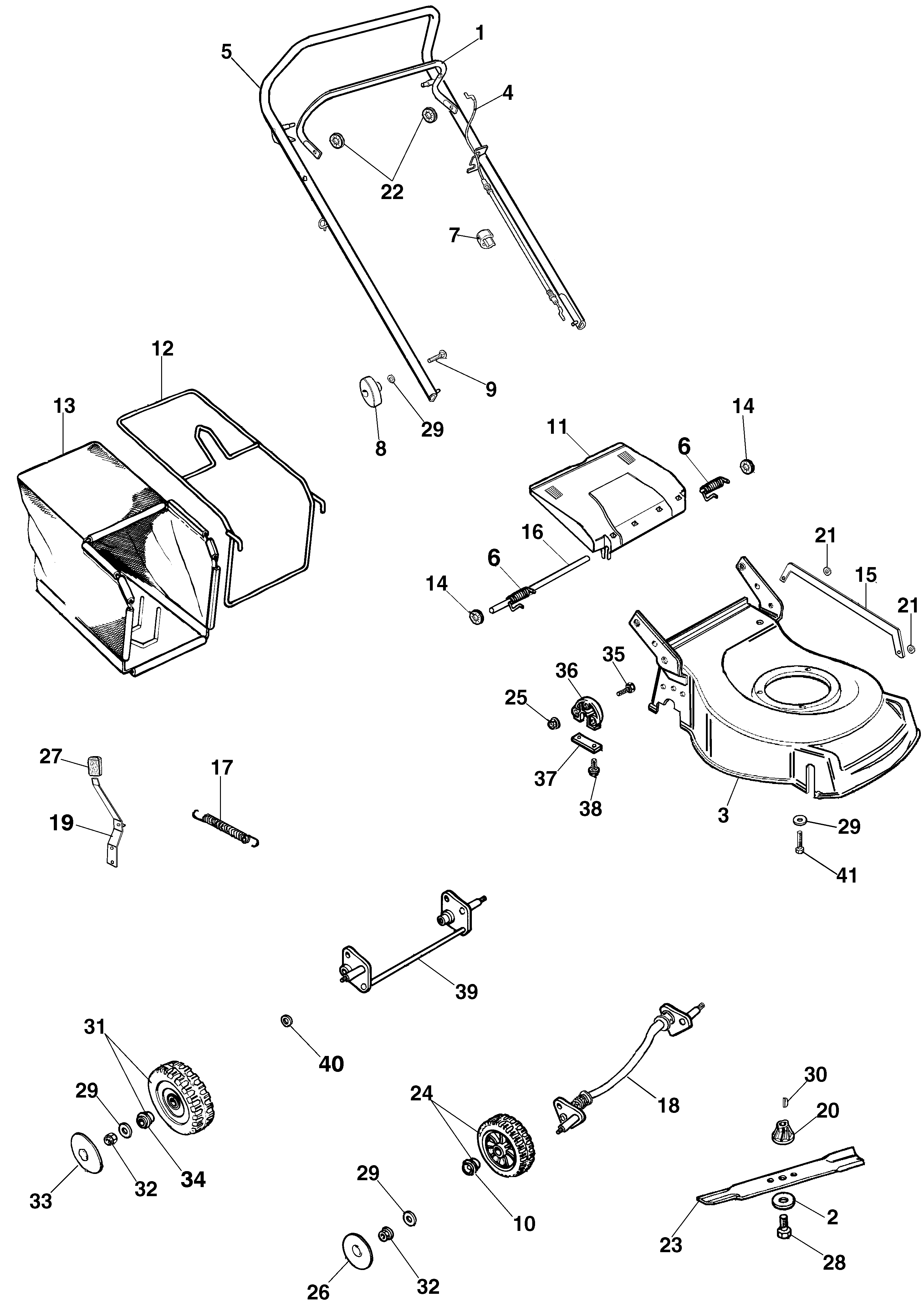 Illustrated parts list