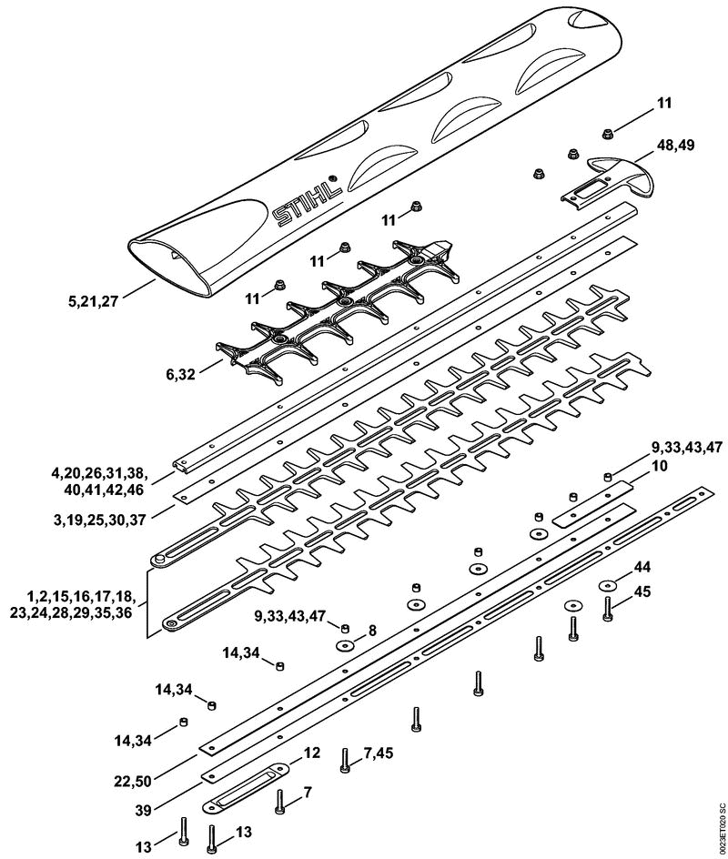 N CUTTER BAR HS82