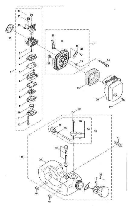 Carburetor- Fuel Tank
