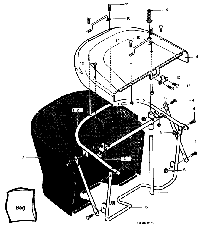 Grass Catcher Assembly