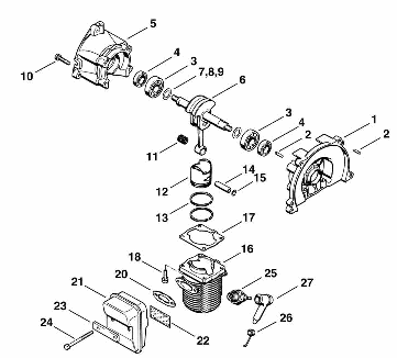 A-Crankcase, Cylinder