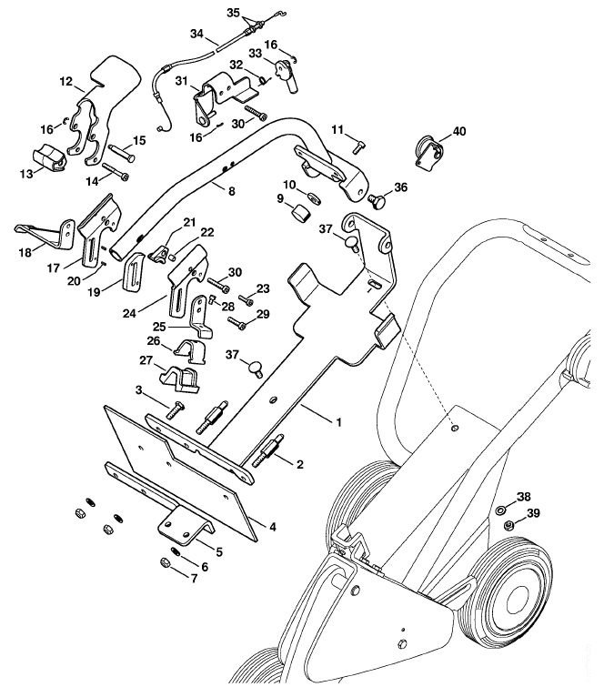 Support Throttle Control TS 410 & TS 420