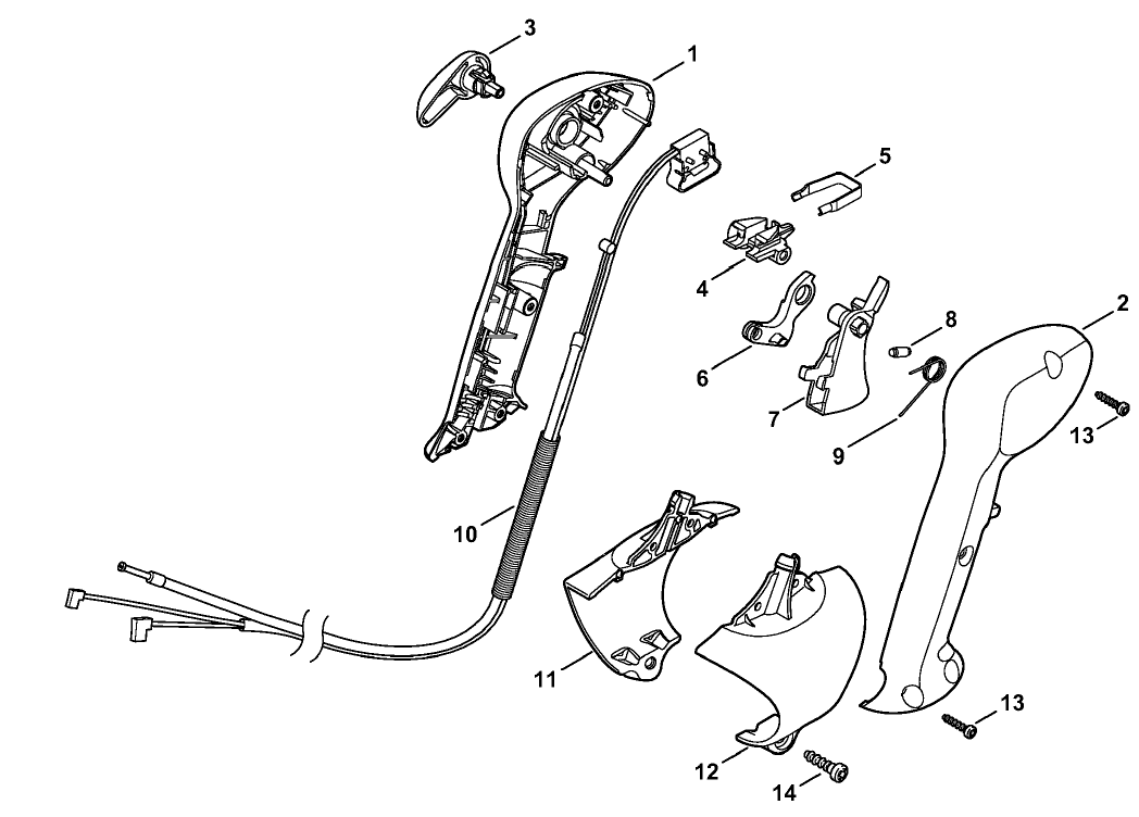 Control handle A BR 350