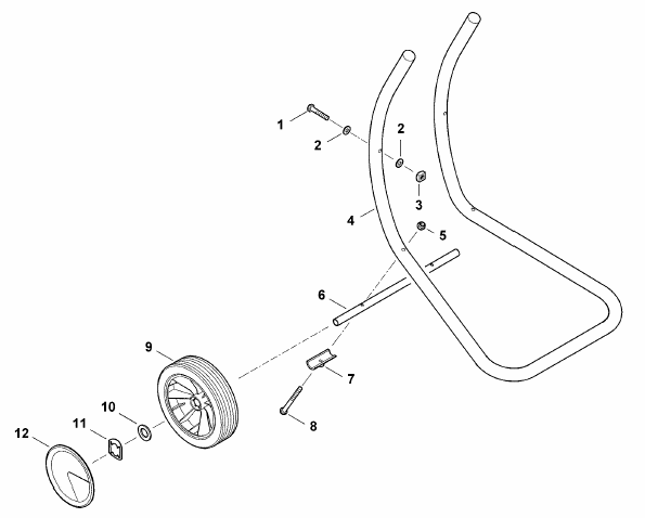 wheel carrier ge250 - ge260