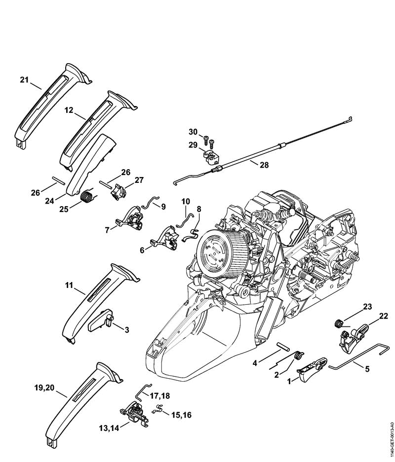 MS362CMQ-P THROTTLE CONTROL