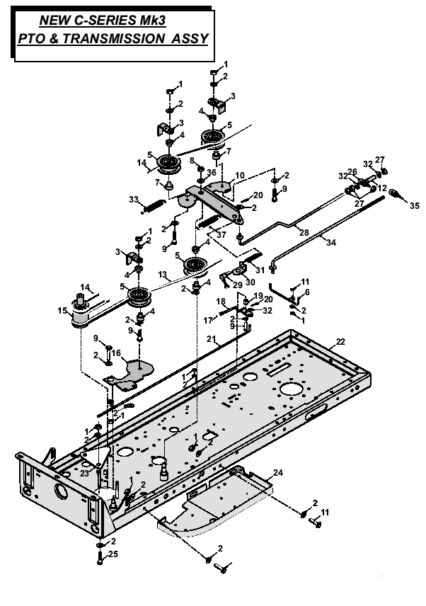 MK3 PTO & Transmission Assembly