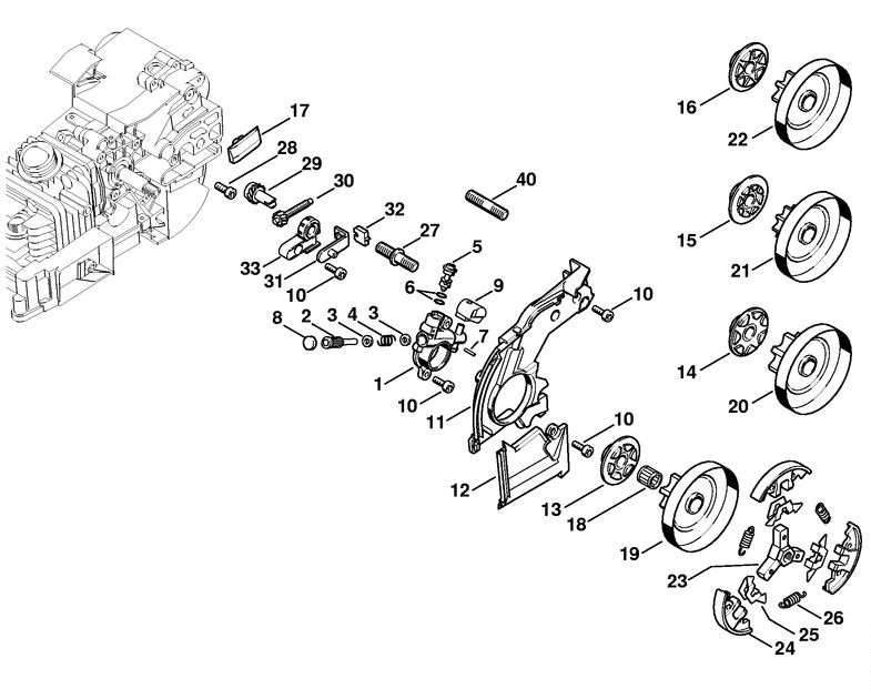 Oil Pump, Clutch