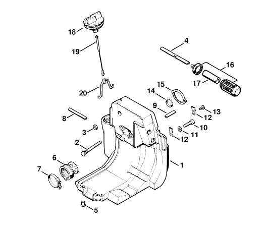 Tank housing