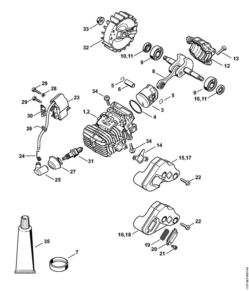 MS193CEZ-A-CYLINDER-&-PISTON