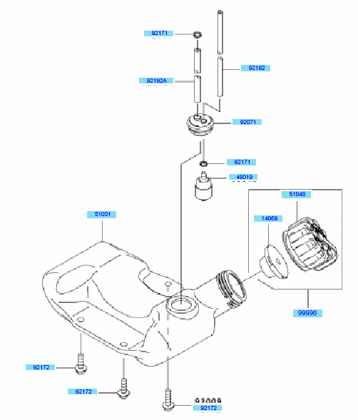 Fuel Tank & Fuel Valve