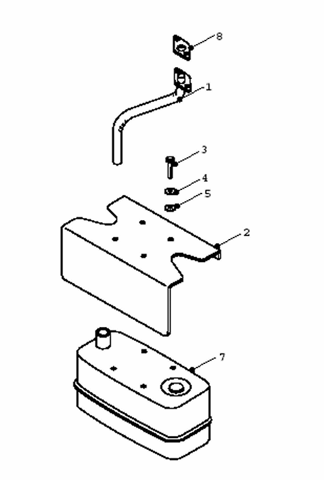 K15HE (Kohler) Exhaust Assembly