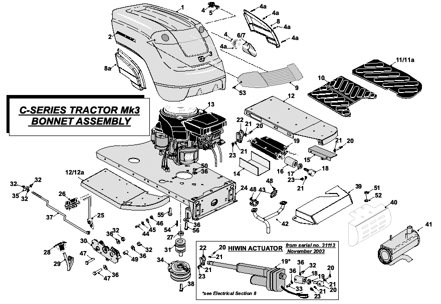 MK3 Bonnet Assembly