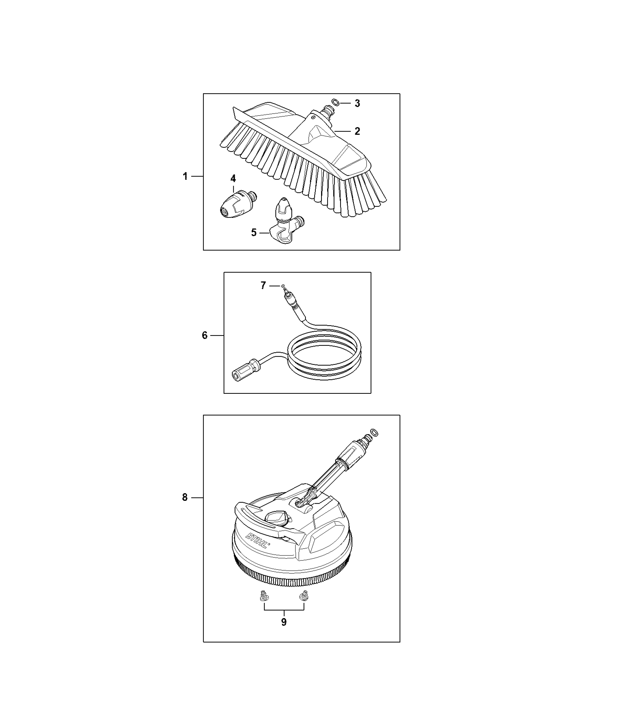 Accessories RE 90 - 130 PLUS
