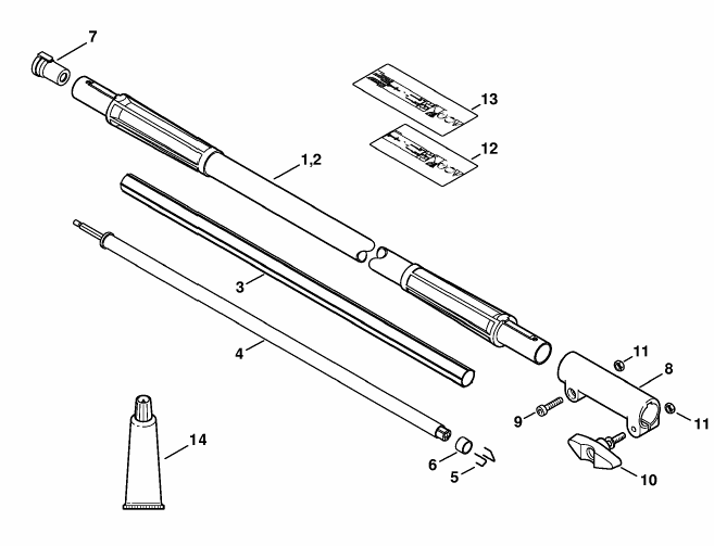 Carbon Drive Tube Extension