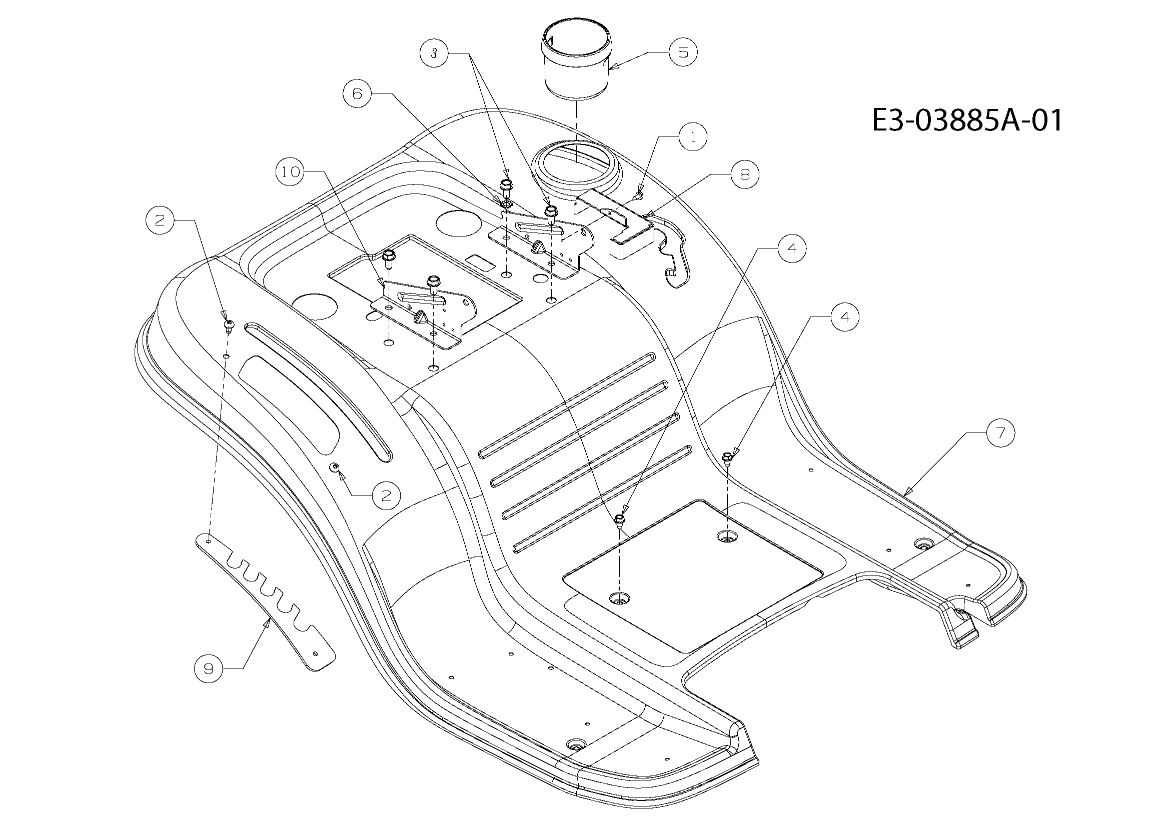 Rear body