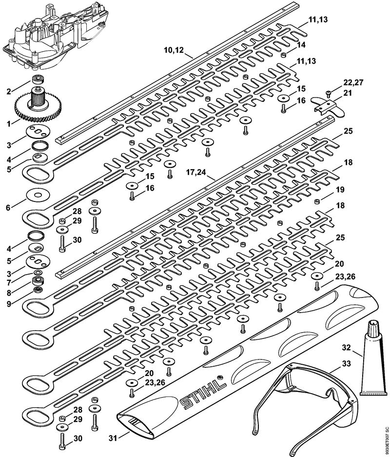 C CUTTER BAR
