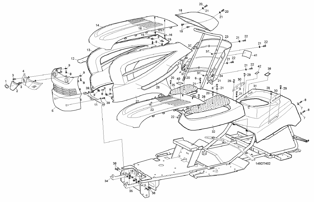 Engine Cover & Control Pedals