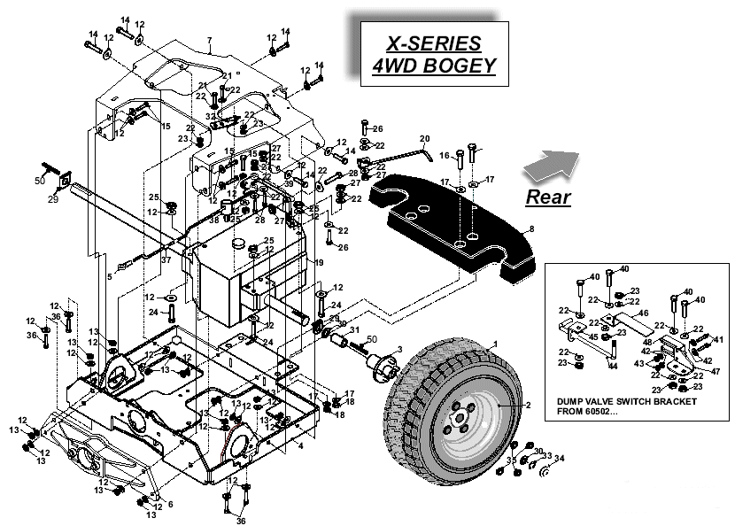 4WD Bogey Assembly