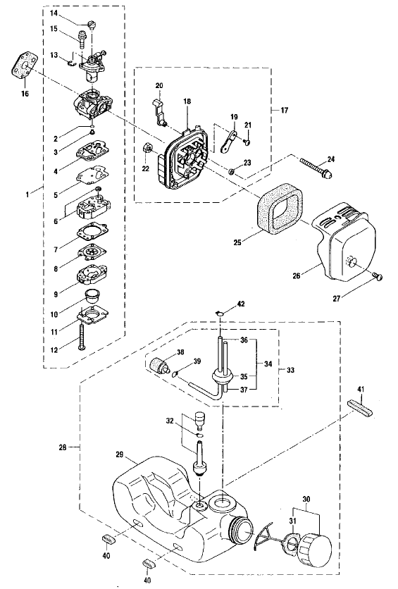 Carburetor- Fuel Tank