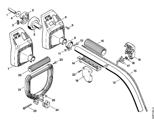 F-Clutch, Drive tube FS 36