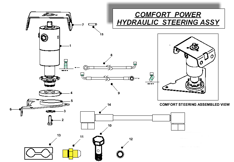 Comfort Power Hydraulic Steering Assembly