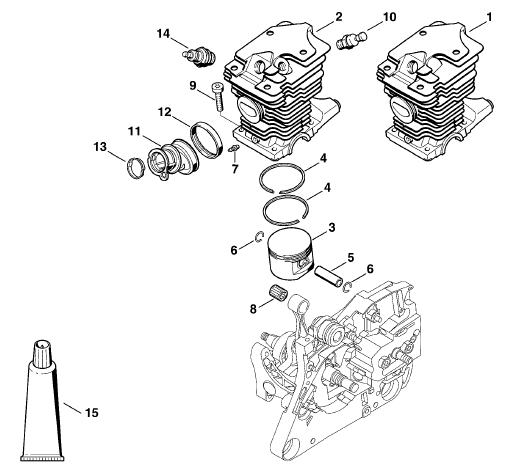 Cylinder MS 280