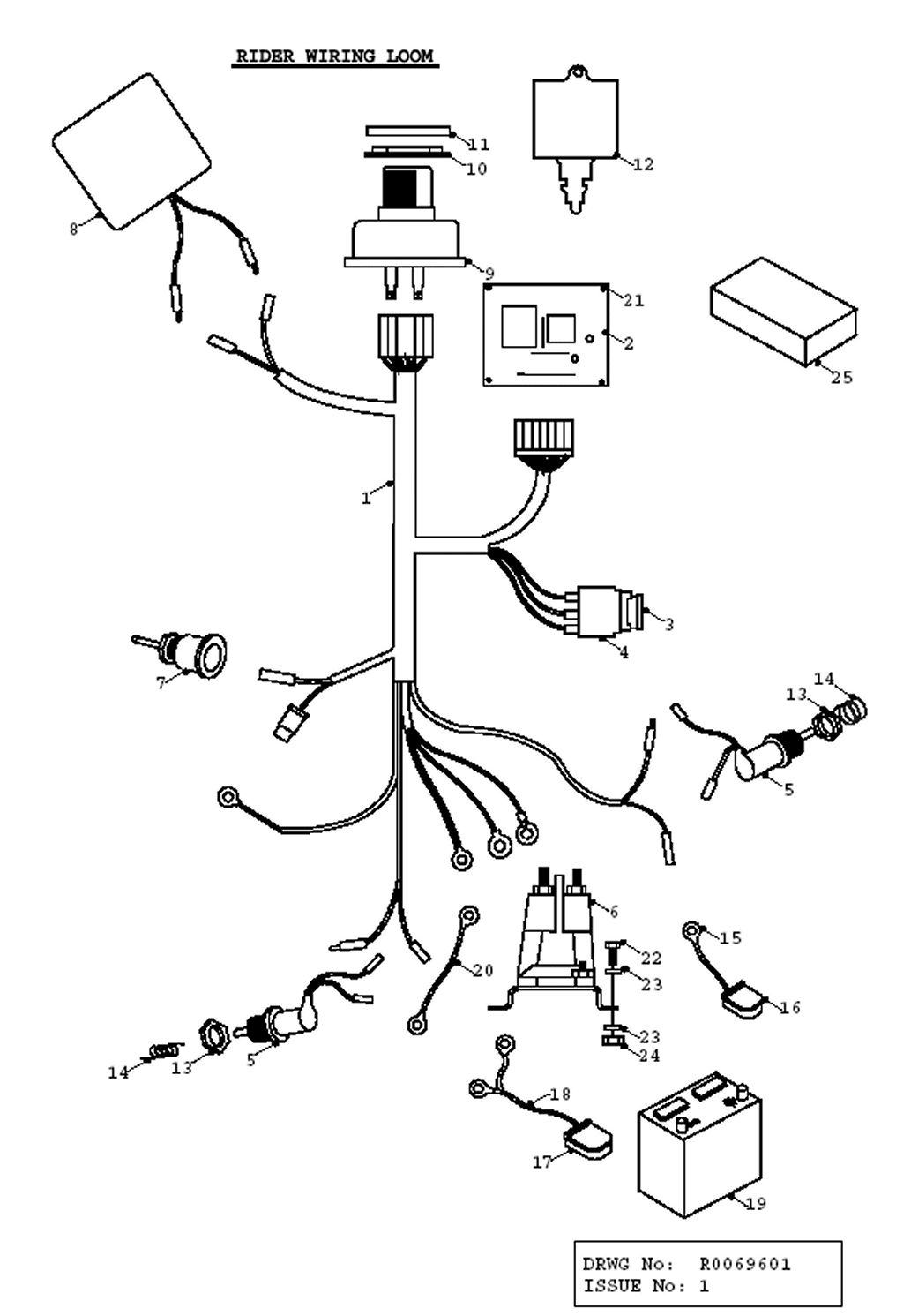 electrical parts list