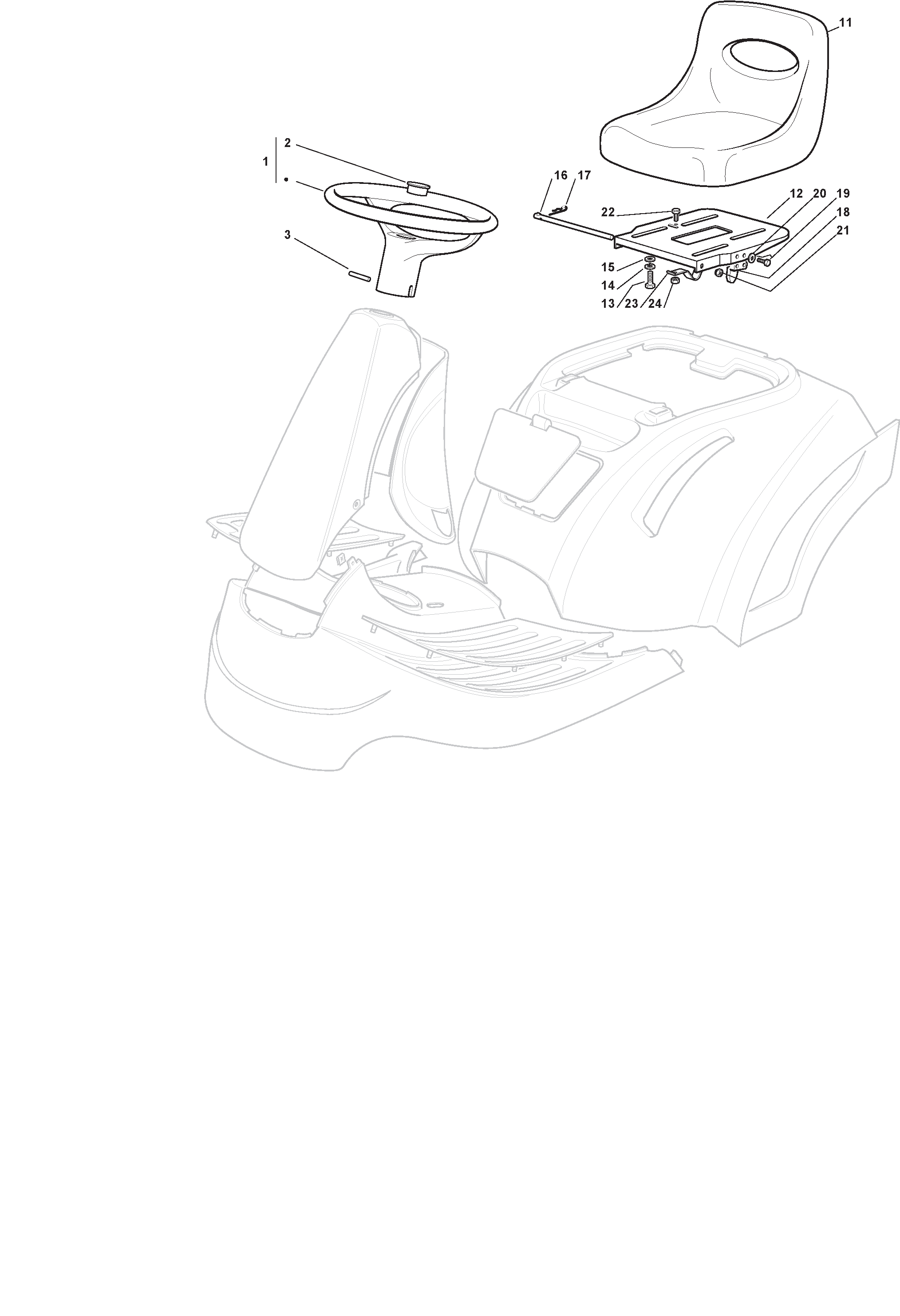 Seat & Steering Wheel