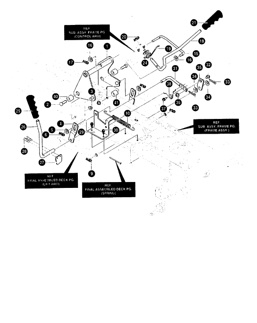 Mower Suspension Assy