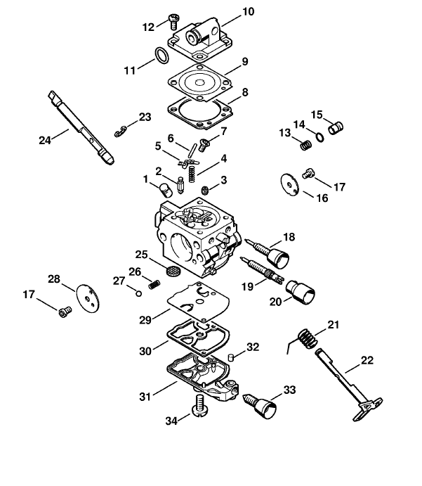 Carburetor C1Q-S125 BR