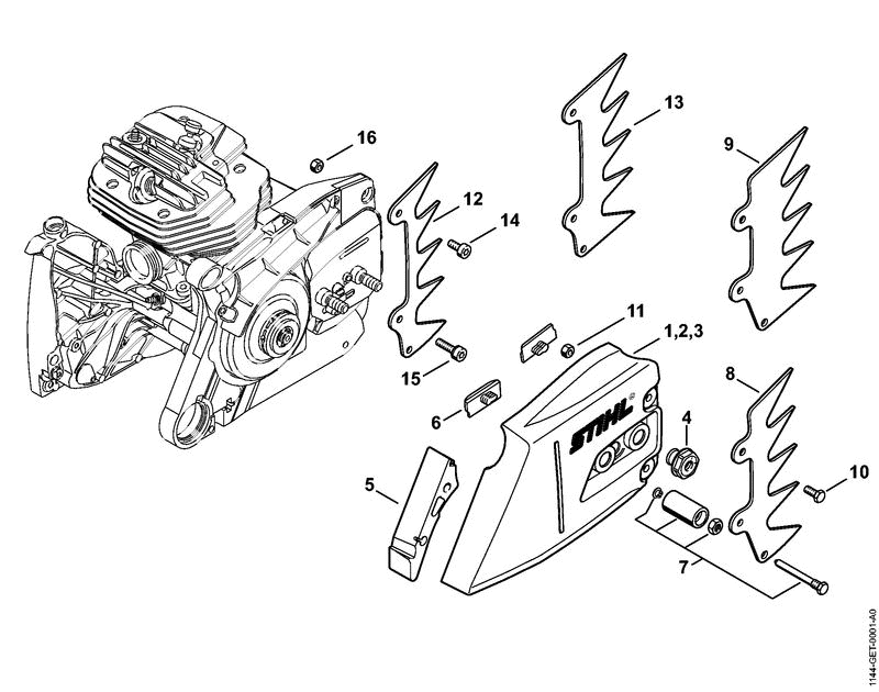 MS661-C SPROCKET COVER
