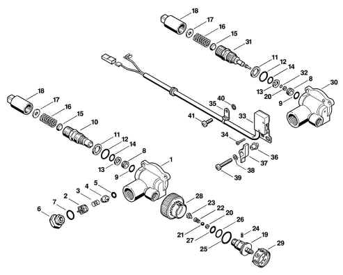 D_-Regulation valve block