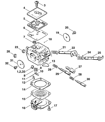 Carburetor C3A-S31E - C3A-S65