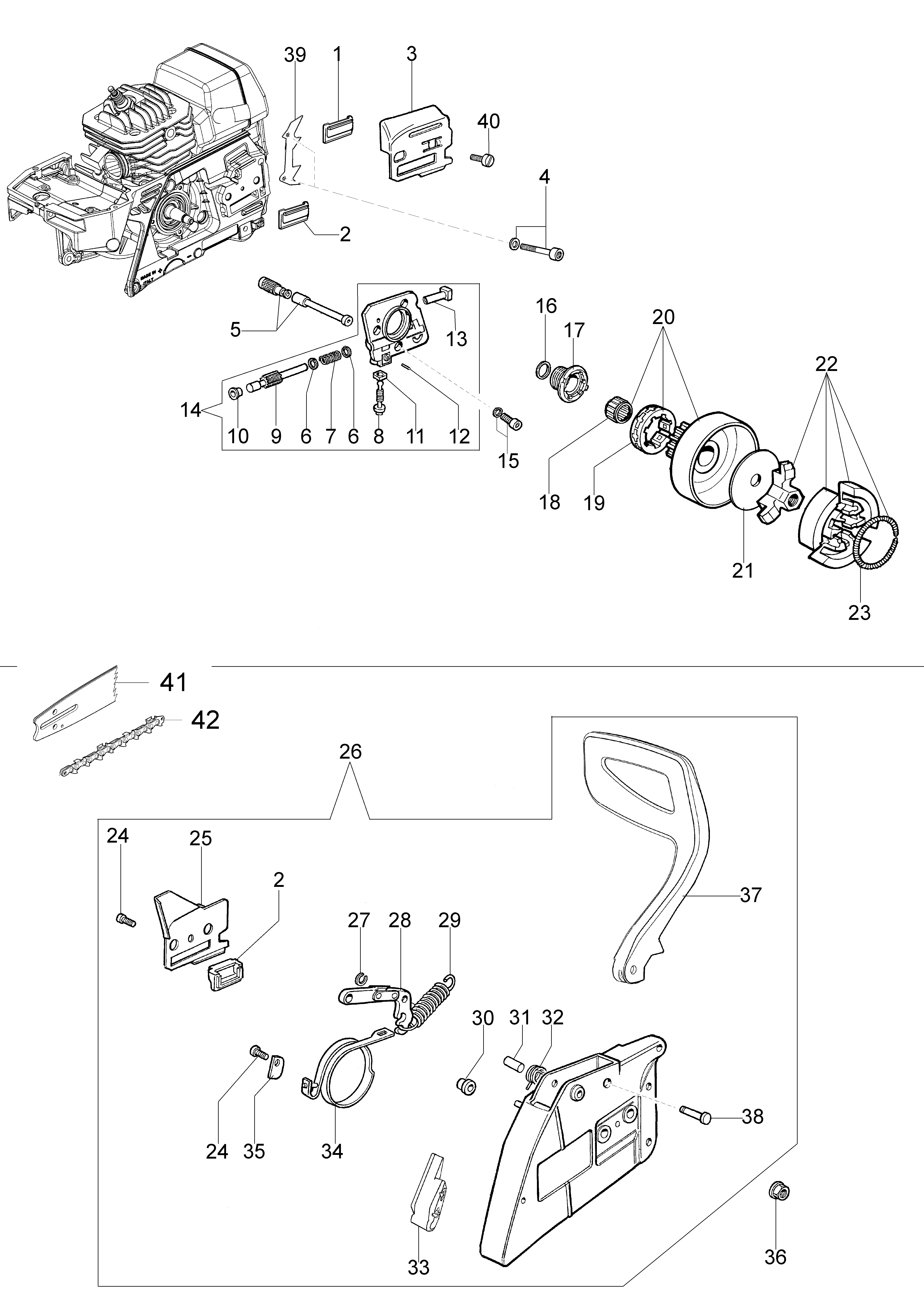 Clutch and brake
