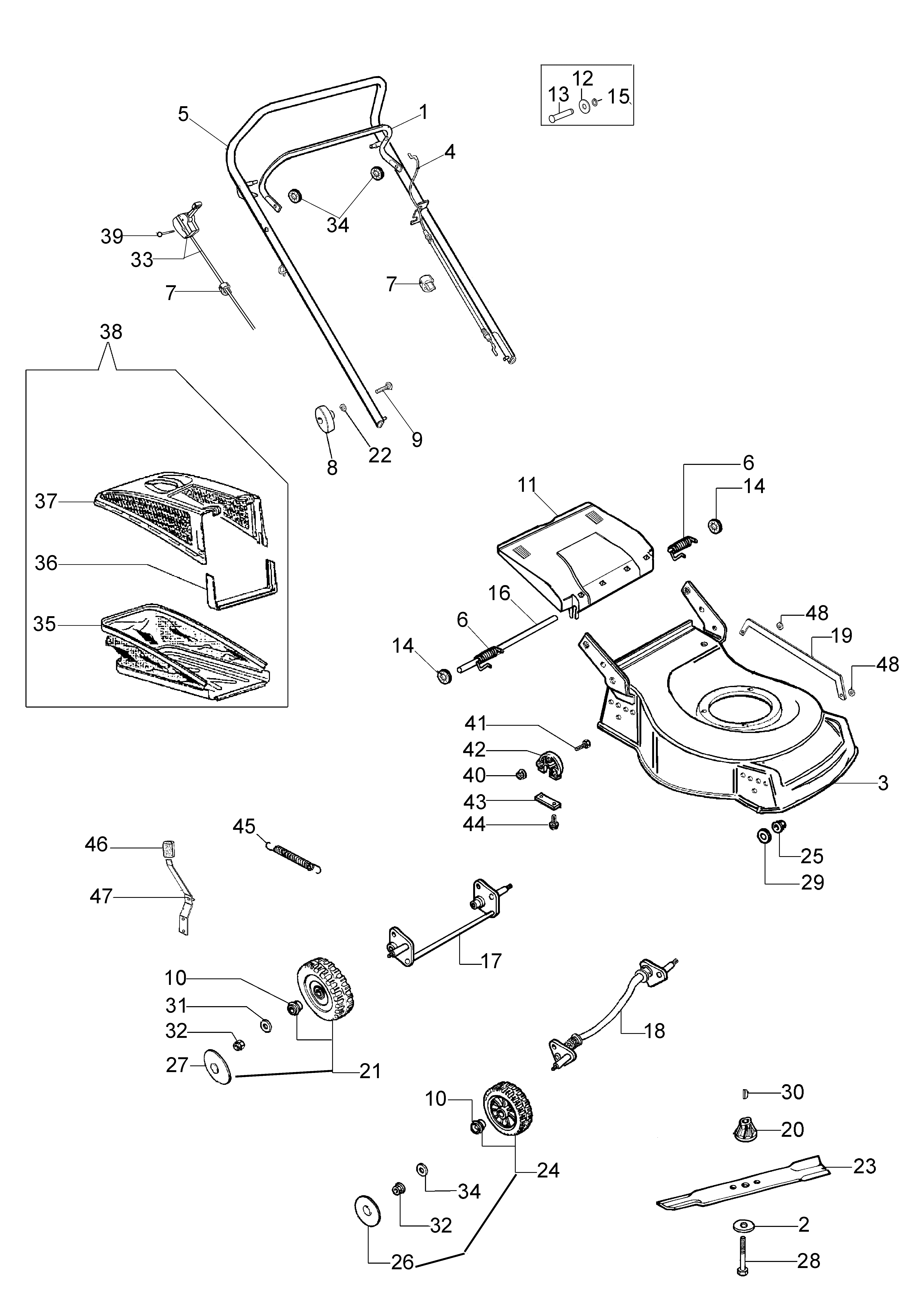 Illustrated parts list