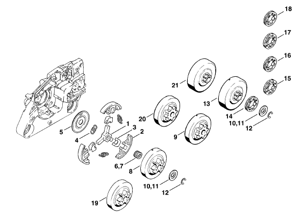 Clutch - Chain Sprocket