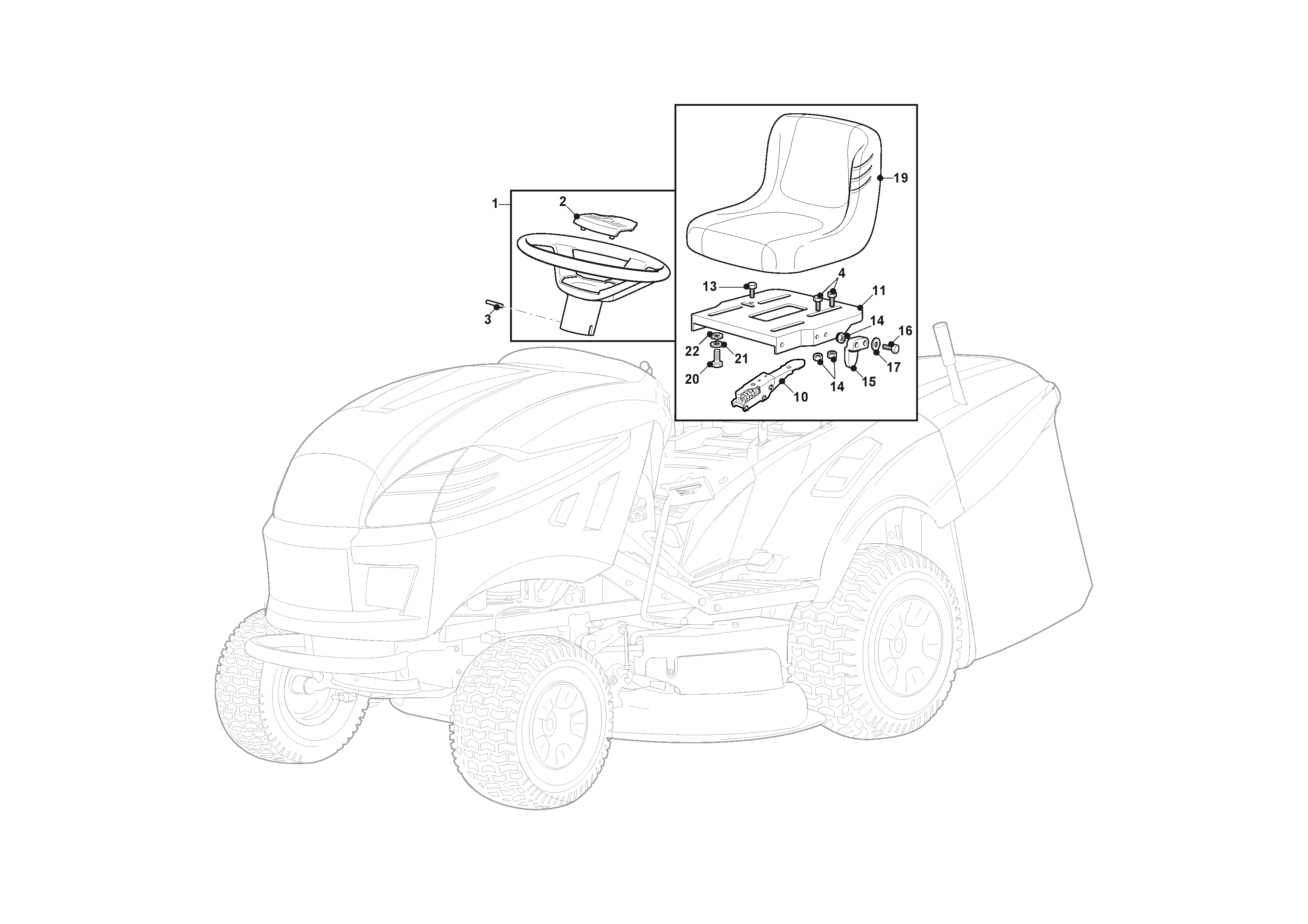 Seat & Steering Wheel