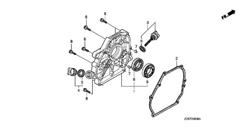 E-6 CRANKCASE COVER