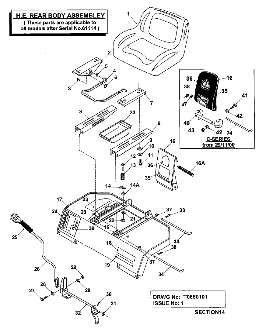 HE Rear Body Assembly