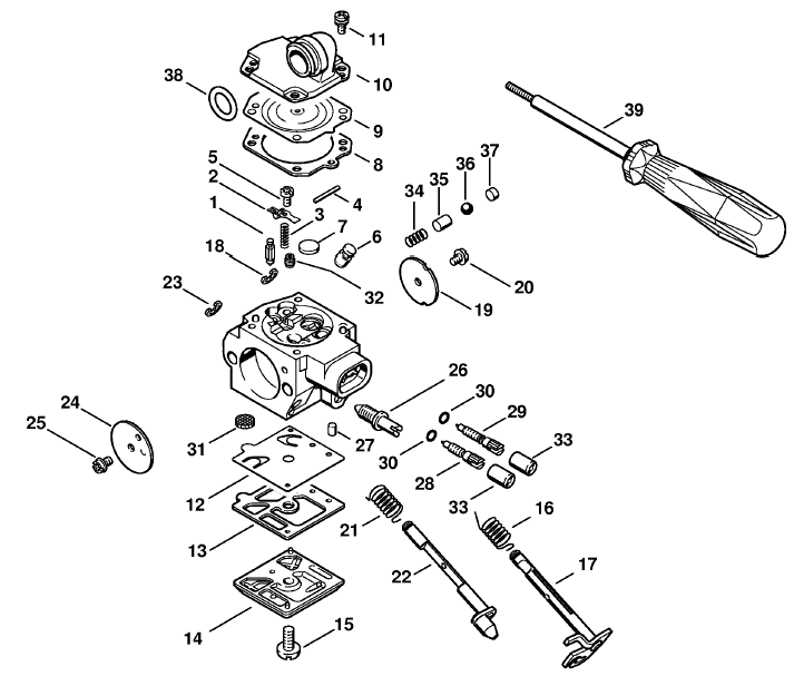 Carburetor HD-34A